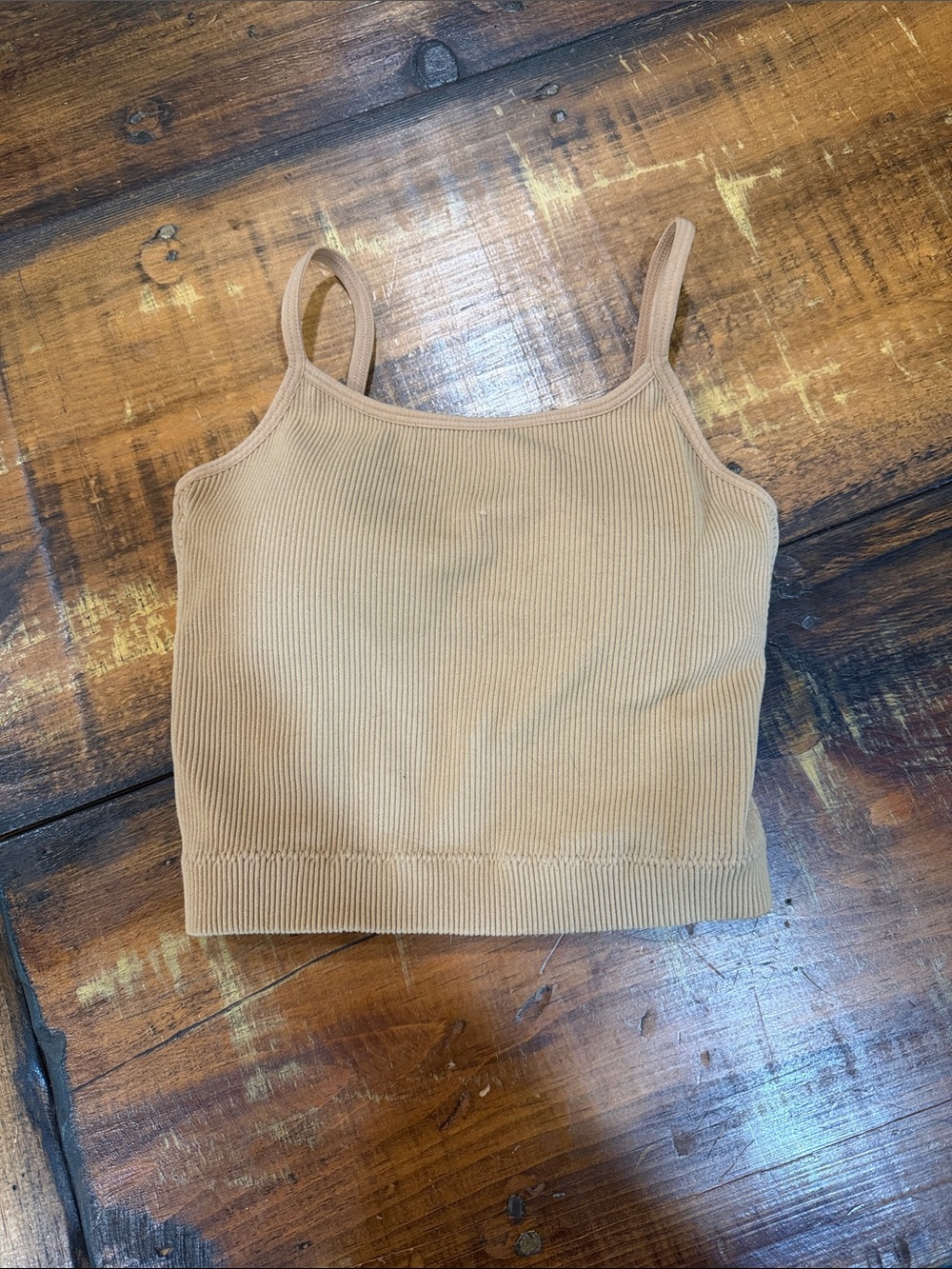 Zenana Outfitters Ribbed Cami Bra Top